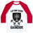 Virgin Teez  Baseball Tee Unisex Classic Baseball Tee / x-small / White/Red LIFTING HARD FROM HERE TO GAINDOR UNISEX CLASSIC BASEBALL TEE