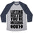 Virgin Teez  Baseball Tee Unisex Tri-Blend Baseball Tee / small / Athletic Gray / Navy LIFTING MISS A DAY UNISEX TRI-BLEND BASEBALL TEE