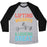 Virgin Teez  Baseball Tee Unisex Tri-Blend Baseball Tee / small / Athletic Gray / Black LIFTING WEIGHTS AND LOOKING GREAT UNISEX TRI-BLEND BASEBALL TEE