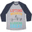 Virgin Teez  Baseball Tee Unisex Tri-Blend Baseball Tee / small / Athletic Gray / Navy LIFTING WEIGHTS AND LOOKING GREAT UNISEX TRI-BLEND BASEBALL TEE