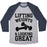 Virgin Teez  Baseball Tee Unisex Tri-Blend Baseball Tee / small / Athletic Gray / Navy LIFTING WEIGHTS AND LOOKING GREAT UNISEX TRI-BLEND BASEBALL TEE