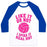 Virgin Teez  Baseball Tee Unisex Classic Baseball Tee / x-small / White/Blue LIKE IT OR NOT, I SPIKE IT REAL HOT UNISEX CLASSIC BASEBALL TEE