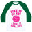 Virgin Teez  Baseball Tee Unisex Classic Baseball Tee / x-small / White/Dark Green LIKE IT OR NOT, I SPIKE IT REAL HOT UNISEX CLASSIC BASEBALL TEE