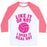 Virgin Teez  Baseball Tee Unisex Classic Baseball Tee / x-small / White/Neon Pink LIKE IT OR NOT, I SPIKE IT REAL HOT UNISEX CLASSIC BASEBALL TEE