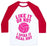 Virgin Teez  Baseball Tee Unisex Classic Baseball Tee / x-small / White/Red LIKE IT OR NOT, I SPIKE IT REAL HOT UNISEX CLASSIC BASEBALL TEE