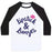 Virgin Teez  Baseball Tee Unisex Classic Baseball Tee / x-small / White/Black LIPSTICK AND LUNGES UNISEX CLASSIC BASEBALL TEE
