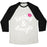 Virgin Teez  Baseball Tee Unisex Tri-Blend Baseball Tee / small / Oatmeal / Black LIPSTICK AND LUNGES UNISEX TRI-BLEND BASEBALL TEE