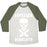 Virgin Teez  Baseball Tee Unisex Tri-Blend Baseball Tee / small / Oatmeal / Moss LIPSTICK & DEADLIFTS UNISEX TRI-BLEND BASEBALL TEE