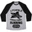 Virgin Teez  Baseball Tee Unisex Tri-Blend Baseball Tee / small / Athletic Gray / Black LITCHFIELD CORRECTIONAL RUNNING UNISEX TRI-BLEND BASEBALL TEE