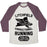 Virgin Teez  Baseball Tee Unisex Tri-Blend Baseball Tee / small / Oatmeal / Maroon LITCHFIELD CORRECTIONAL RUNNING UNISEX TRI-BLEND BASEBALL TEE