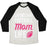 Virgin Teez  Baseball Tee Unisex Tri-Blend Baseball Tee / small / Oatmeal / Black LIVING THAT FOOTBALL MOM LIFE UNISEX TRI-BLEND BASEBALL TEE
