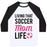 Virgin Teez  Baseball Tee Unisex Classic Baseball Tee / x-small / White/Black LIVING THAT SOCCER MOM LIFE UNISEX CLASSIC BASEBALL TEE