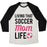 Virgin Teez  Baseball Tee Unisex Tri-Blend Baseball Tee / small / Oatmeal / Black LIVING THAT SOCCER MOM LIFE UNISEX TRI-BLEND BASEBALL TEE