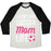 Virgin Teez  Baseball Tee Unisex Tri-Blend Baseball Tee / small / Oatmeal / Black LIVING THAT SOCCER MOM LIFE UNISEX TRI-BLEND BASEBALL TEE