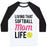 Virgin Teez  Baseball Tee Unisex Classic Baseball Tee / x-small / White/Black LIVING THAT SOFTBALL MOM LIFE UNISEX CLASSIC BASEBALL TEE