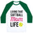 Virgin Teez  Baseball Tee Unisex Classic Baseball Tee / x-small / White/Dark Green LIVING THAT SOFTBALL MOM LIFE UNISEX CLASSIC BASEBALL TEE