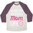Virgin Teez  Baseball Tee Unisex Tri-Blend Baseball Tee / small / Oatmeal / Maroon LIVING THAT VOLLEYBALL MOM LIFE UNISEX TRI-BLEND BASEBALL TEE