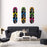 Space OFF Blue Skateboard