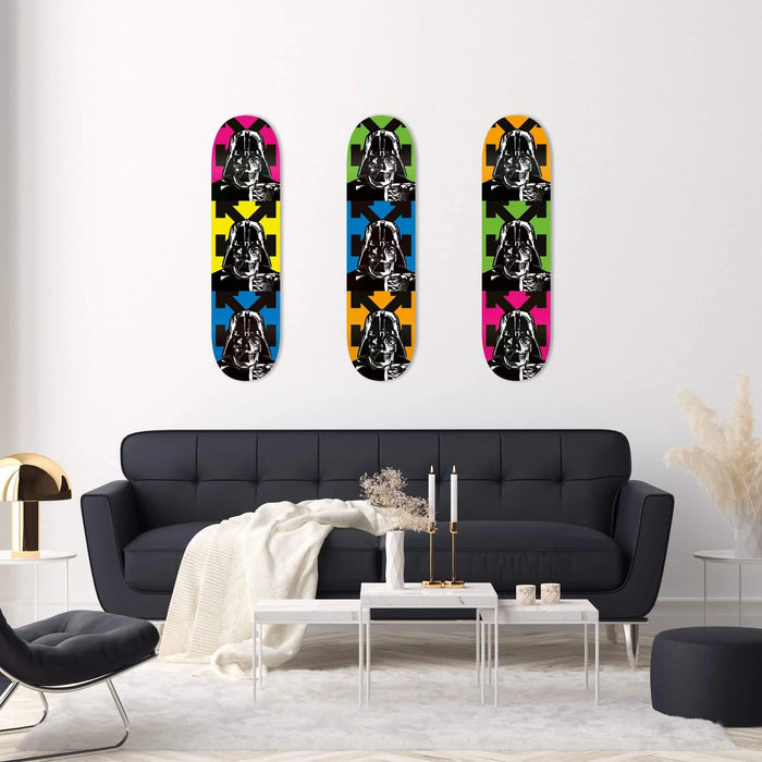 Space OFF Green Skateboard