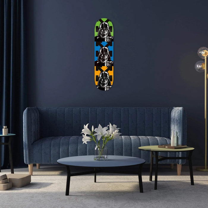 Space OFF Blue Skateboard