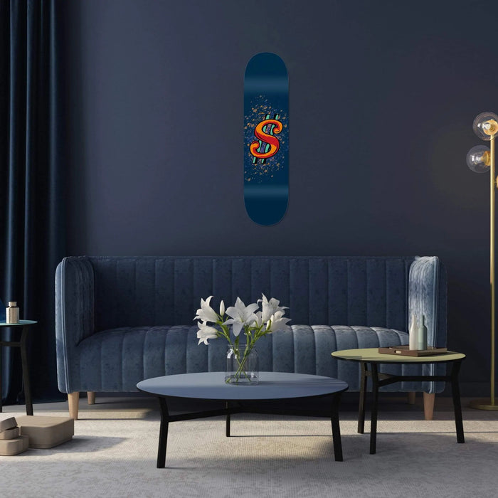 Dollar Blue Skateboard