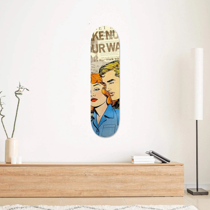Whispering Vintage Skateboard