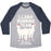 Virgin Teez  Baseball Tee Unisex Tri-Blend Baseball Tee / small / Athletic Gray / Navy LLAMA RUNNING TEAM - GO AHEAD, CALL THE COPS UNISEX TRI-BLEND BASEBALL TEE