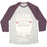 Virgin Teez  Baseball Tee Unisex Tri-Blend Baseball Tee / small / Oatmeal / Maroon LLAMA RUNNING TEAM - GO AHEAD, CALL THE COPS UNISEX TRI-BLEND BASEBALL TEE