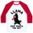 Virgin Teez  Baseball Tee Unisex Classic Baseball Tee / x-small / White/Red LLAMA SAID KNOCK YOU OUT UNISEX CLASSIC BASEBALL TEE