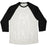 Virgin Teez  Baseball Tee Unisex Tri-Blend Baseball Tee / small / Oatmeal / Black LLAZY LLAMA UNISEX TRI-BLEND BASEBALL TEE