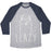 Virgin Teez  Baseball Tee Unisex Tri-Blend Baseball Tee / small / Athletic Gray / Navy LLAZY LLAMA UNISEX TRI-BLEND BASEBALL TEE