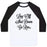 Virgin Teez  Baseball Tee Unisex Classic Baseball Tee / x-small / White/Black LOG OFF SHUT DOWN GO RUN UNISEX CLASSIC BASEBALL TEE