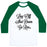 Virgin Teez  Baseball Tee Unisex Classic Baseball Tee / x-small / White/Dark Green LOG OFF SHUT DOWN GO RUN UNISEX CLASSIC BASEBALL TEE