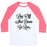 Virgin Teez  Baseball Tee Unisex Classic Baseball Tee / x-small / White/Neon Pink LOG OFF SHUT DOWN GO RUN UNISEX CLASSIC BASEBALL TEE