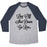 Virgin Teez  Baseball Tee Unisex Tri-Blend Baseball Tee / small / Athletic Gray / Navy LOG OFF SHUT DOWN GO RUN UNISEX TRI-BLEND BASEBALL TEE