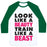 Virgin Teez  Baseball Tee Unisex Classic Baseball Tee / x-small / White/Dark Green LOOK LIKE A BEAUTY, TRAIN LIKE A BEAST UNISEX CLASSIC BASEBALL TEE
