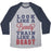 Virgin Teez  Baseball Tee Unisex Tri-Blend Baseball Tee / small / Athletic Gray / Navy LOOK LIKE A BEAUTY TRAIN LIKE A BEAST UNISEX TRI-BLEND BASEBALL TEE