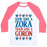 Virgin Teez  Baseball Tee Unisex Classic Baseball Tee / x-small / White/Neon Pink LOOK LIKE A ZORA TRAIN LIKE A GORON UNISEX CLASSIC BASEBALL TEE
