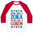 Virgin Teez  Baseball Tee Unisex Classic Baseball Tee / x-small / White/Red LOOK LIKE A ZORA TRAIN LIKE A GORON UNISEX CLASSIC BASEBALL TEE