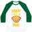 Virgin Teez  Baseball Tee Unisex Classic Baseball Tee / x-small / White/Dark Green LOOKIN' LIKE A MAC UNISEX CLASSIC BASEBALL TEE