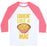 Virgin Teez  Baseball Tee Unisex Classic Baseball Tee / x-small / White/Neon Pink LOOKIN' LIKE A MAC UNISEX CLASSIC BASEBALL TEE