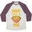 Virgin Teez  Baseball Tee Unisex Tri-Blend Baseball Tee / small / Oatmeal / Maroon LOOKIN' LIKE A MAC UNISEX TRI-BLEND BASEBALL TEE