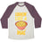 Virgin Teez  Baseball Tee Unisex Tri-Blend Baseball Tee / small / Oatmeal / Maroon LOOKIN' LIKE A MAC UNISEX TRI-BLEND BASEBALL TEE