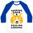 Virgin Teez  Baseball Tee Unisex Classic Baseball Tee / x-small / White/Blue LOOKING GOOD AND FEELING CORGEOUS UNISEX CLASSIC BASEBALL TEE