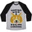 Virgin Teez  Baseball Tee Unisex Tri-Blend Baseball Tee / small / Athletic Gray / Black LOOKING GOOD AND FEELING CORGEOUS UNISEX TRI-BLEND BASEBALL TEE