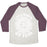Virgin Teez  Baseball Tee Unisex Tri-Blend Baseball Tee / small / Oatmeal / Maroon LOOSE WOMEN DO YOGA UNISEX TRI-BLEND BASEBALL TEE