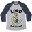 Virgin Teez  Baseball Tee Unisex Tri-Blend Baseball Tee / small / Athletic Gray / Navy LORD SWOLEDEMORT UNISEX TRI-BLEND BASEBALL TEE