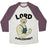 Virgin Teez  Baseball Tee Unisex Tri-Blend Baseball Tee / small / Oatmeal / Maroon LORD SWOLEDEMORT UNISEX TRI-BLEND BASEBALL TEE