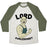Virgin Teez  Baseball Tee Unisex Tri-Blend Baseball Tee / small / Oatmeal / Moss LORD SWOLEDEMORT UNISEX TRI-BLEND BASEBALL TEE