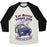 Virgin Teez  Baseball Tee Unisex Tri-Blend Baseball Tee / small / Oatmeal / Black LOS SANTOS RUNNING TEAM UNISEX TRI-BLEND BASEBALL TEE